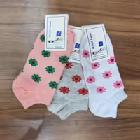 جوراب طرح گل