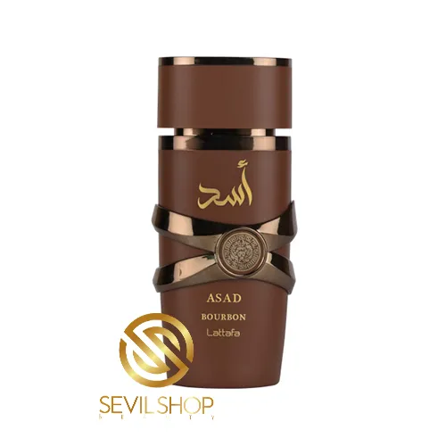 قیمت و خرید عطر ادکلن لطافه اسد بوربن (قهوه ای) Asad Bourbon