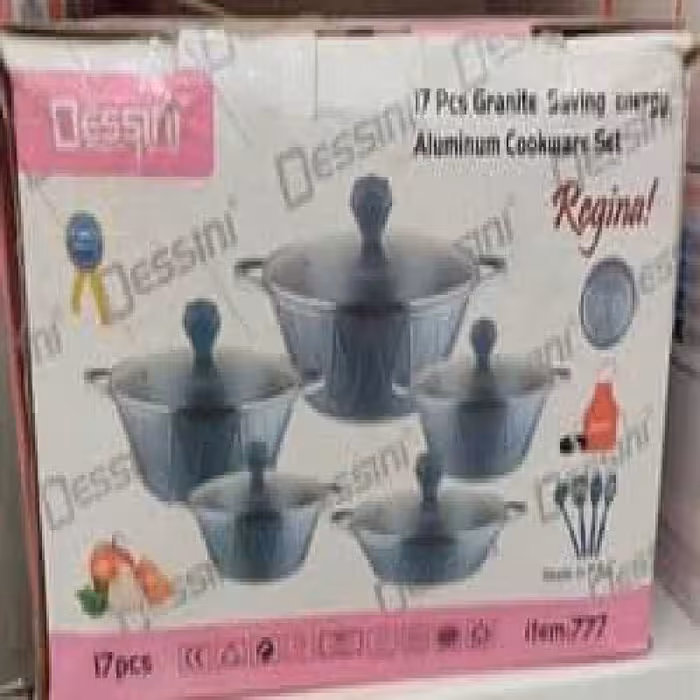 سرویس دیگ سرامیک 17پارچه مارک دسینی در رنگهای مختلف 