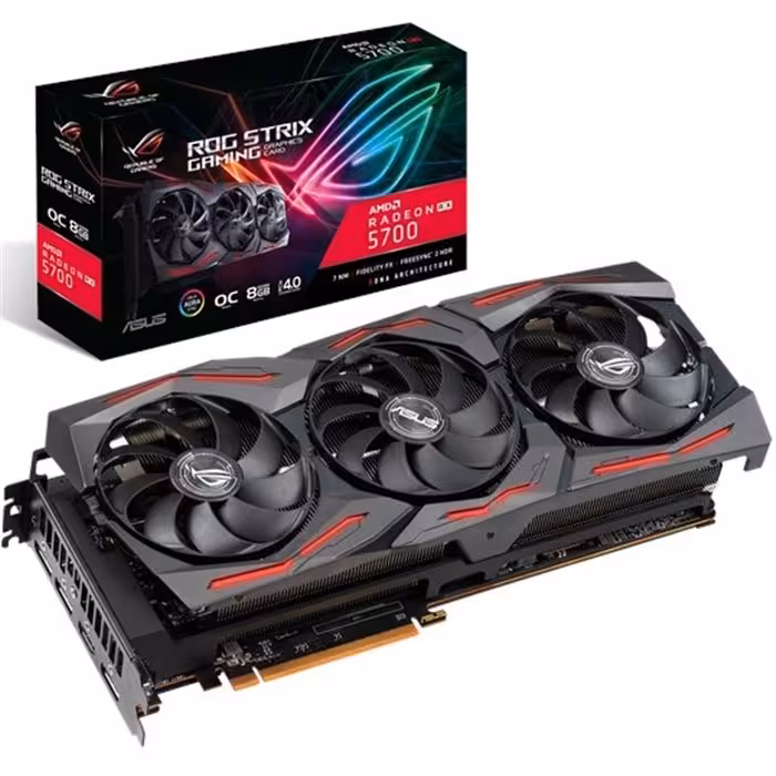 کارت گرافیک ایسوس مدلROG-STRIX-RX5700-O8G-GAMING با حافظه 8 گیگابایت
