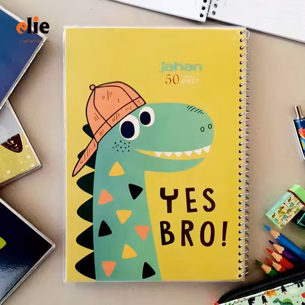 دفتر 50 برگ جهان طرح داینو کد 6