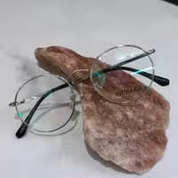 عینک طبی زنانه مردانه فشن فلزی عینک طبی فلزی گرد مناسب نصب انواع عدسی