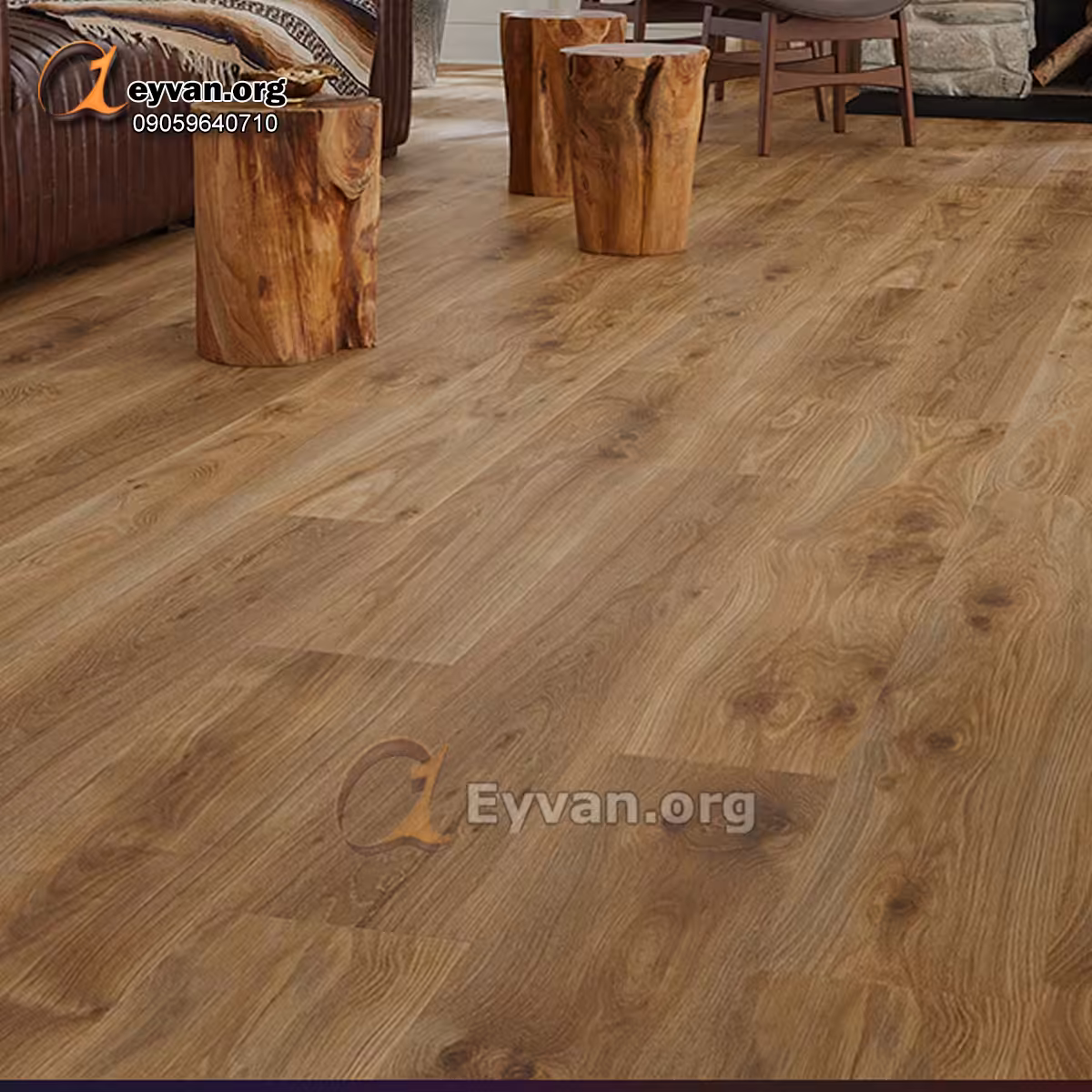 پارکت لمینت طرح چوب گردو کد 845