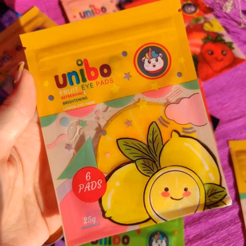پچ روی چشم ورقه ای میوه ای حاوی عصاره لیمو یونیبو unibo