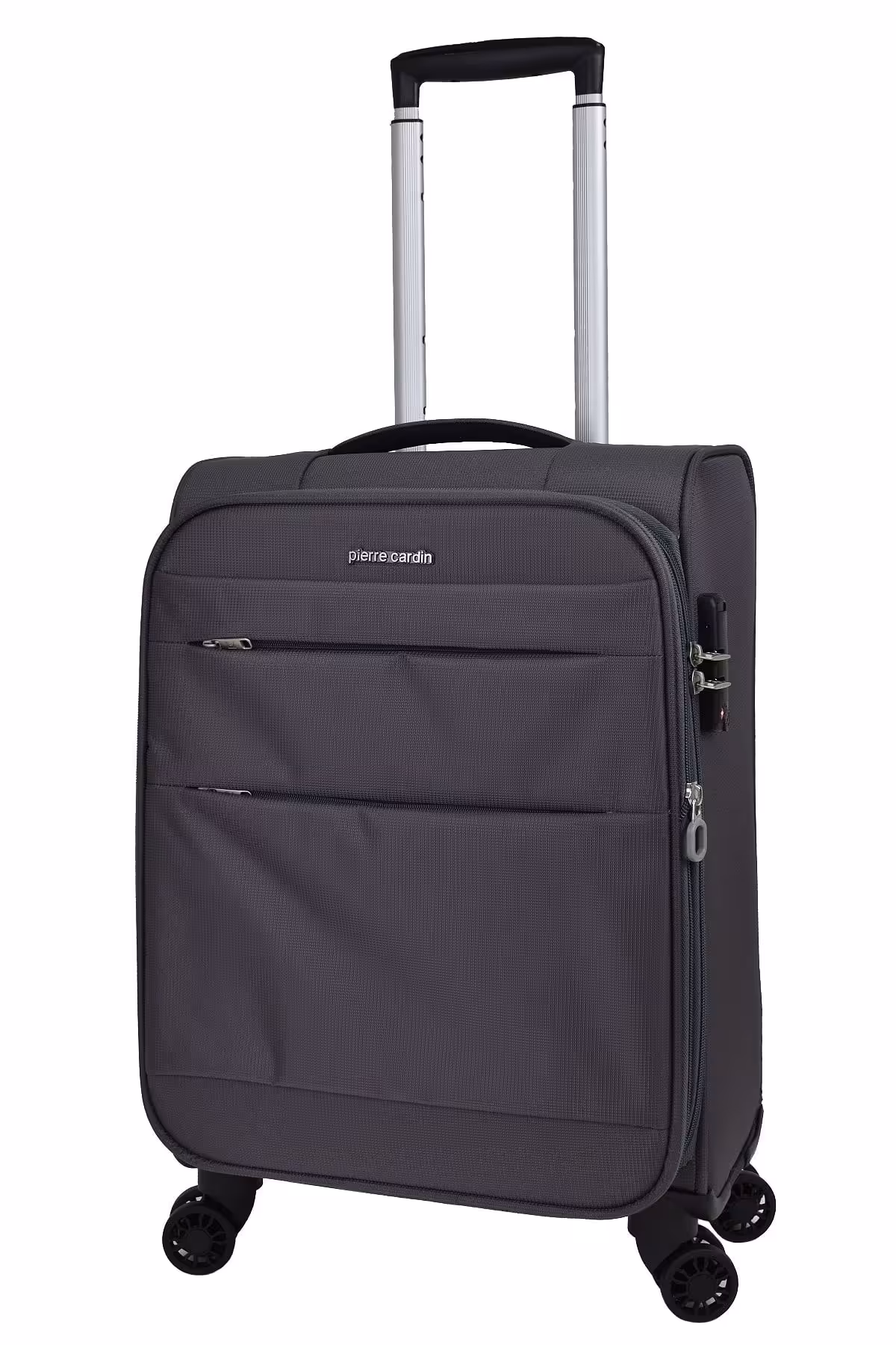 چمدان و ساک خاکستری مردانه زنانه پارچه لوکس فوق العاده سبک PC4200 Pierre Cardin