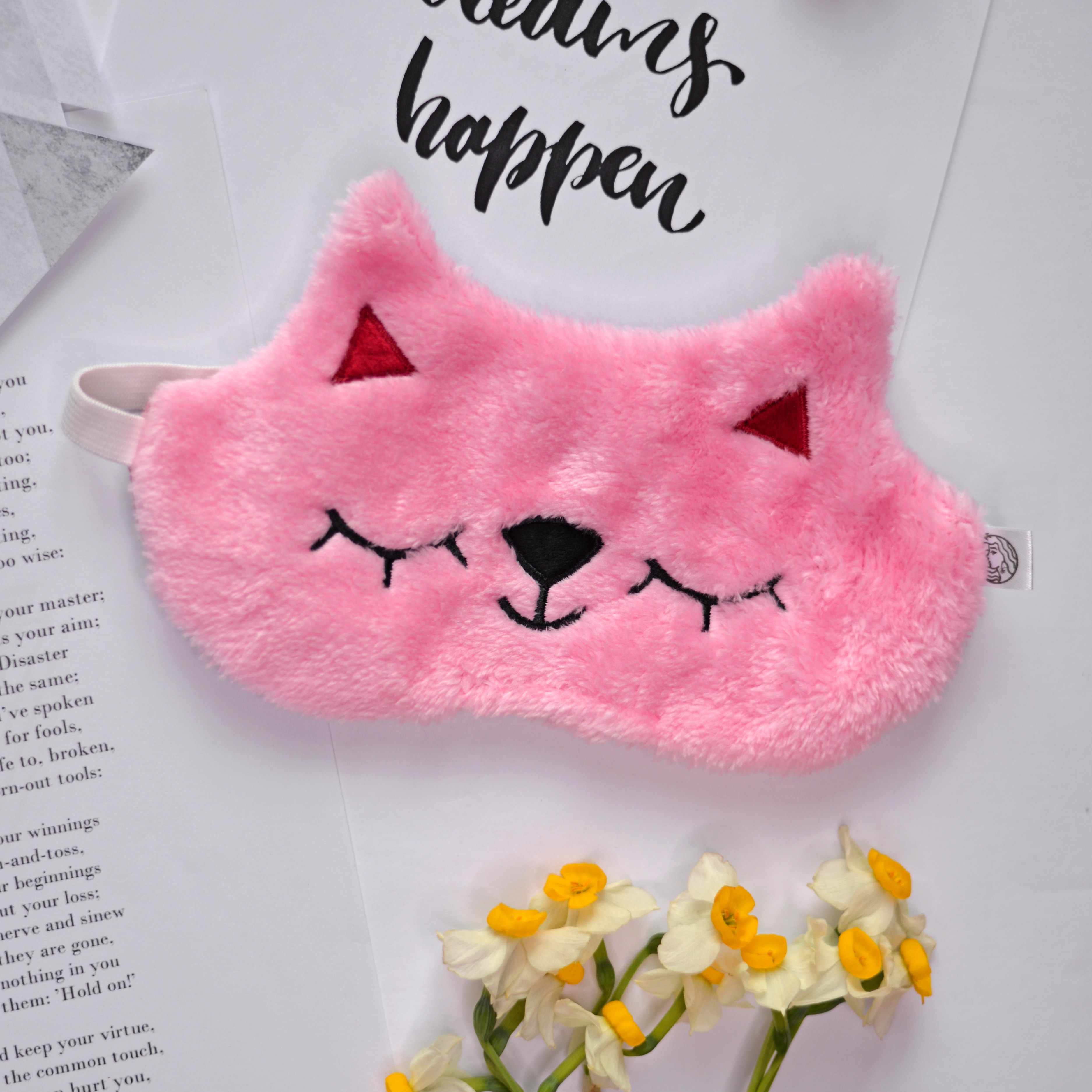 چشمبند دستساز خواب گربه