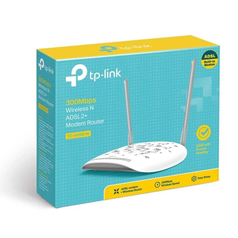 مودم روتر بی سیم تی پی لینک ورژن 4 مدلTP-Link TD-W8961N گارانتی 36 ماهه پارس ارتباط