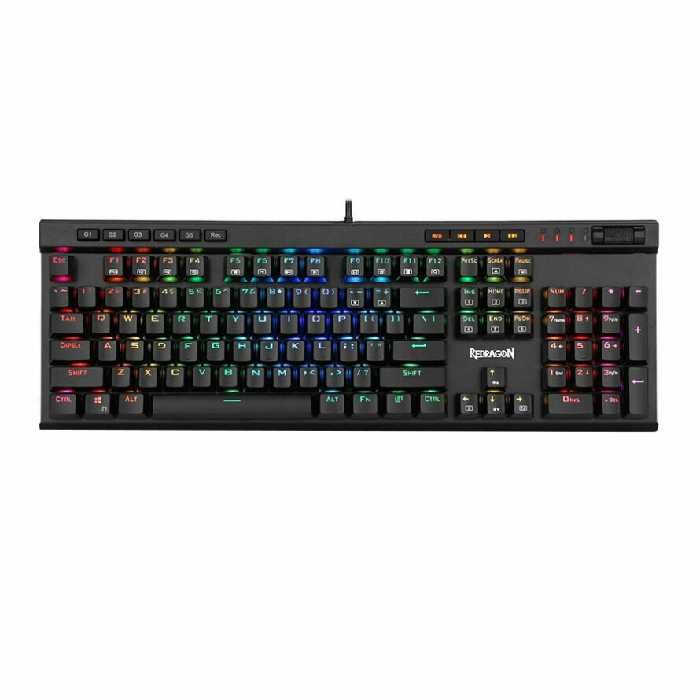 کیبورد مکانیکال گیمینگ ردراگون Vata K580 RGB Blue Switch