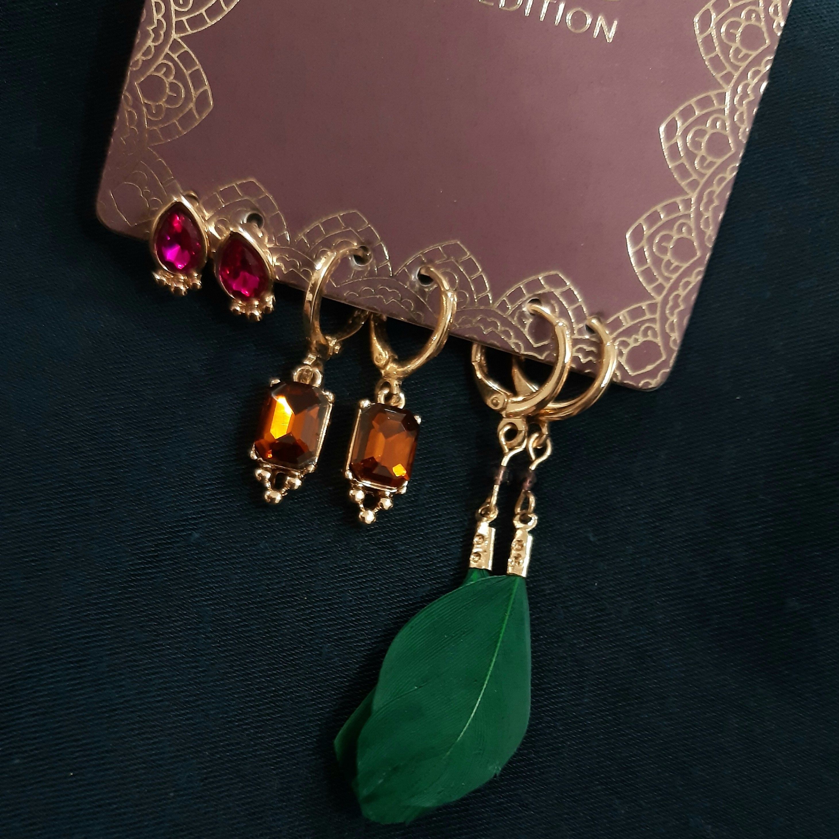 گوشواره مجلسی زیبا پک سه عددی