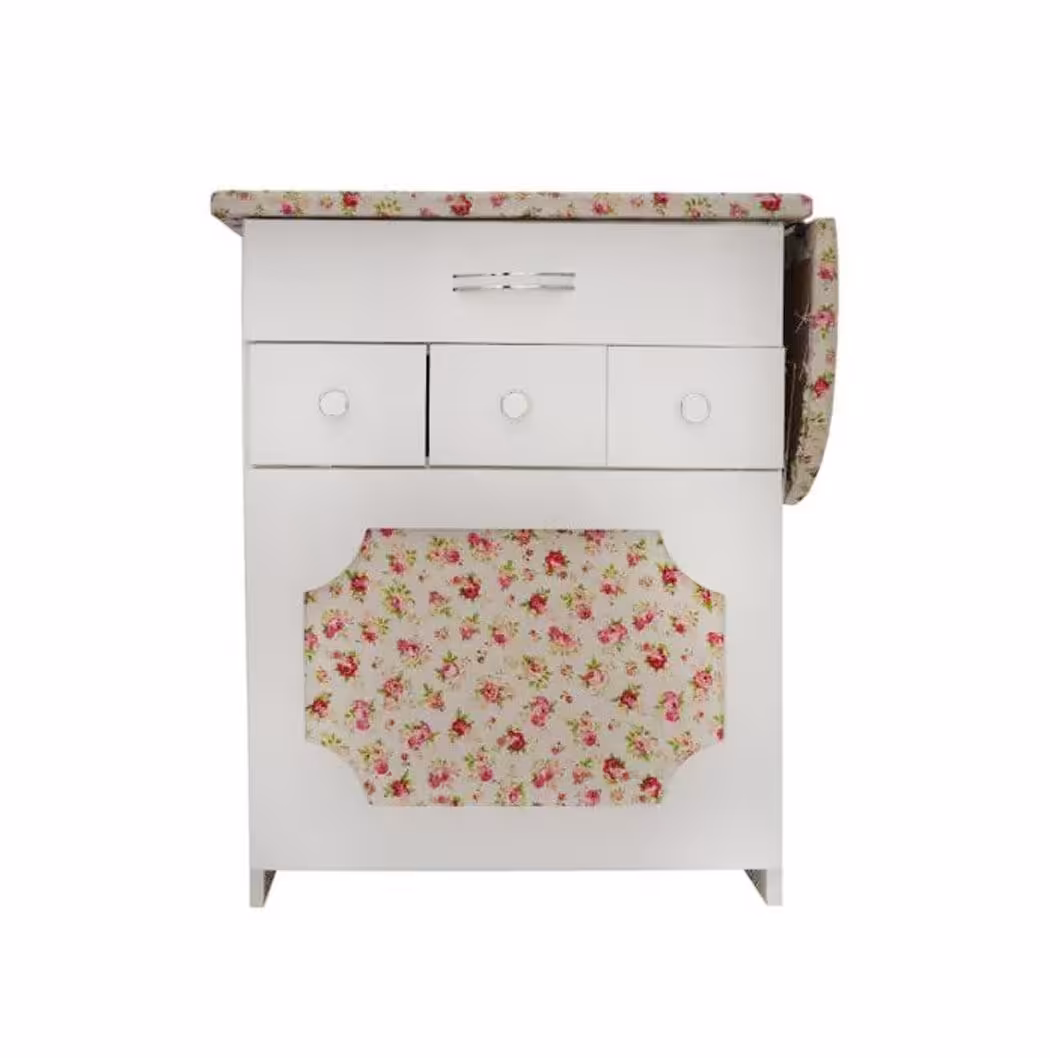 میز اتو سه کشو تاشو m d f