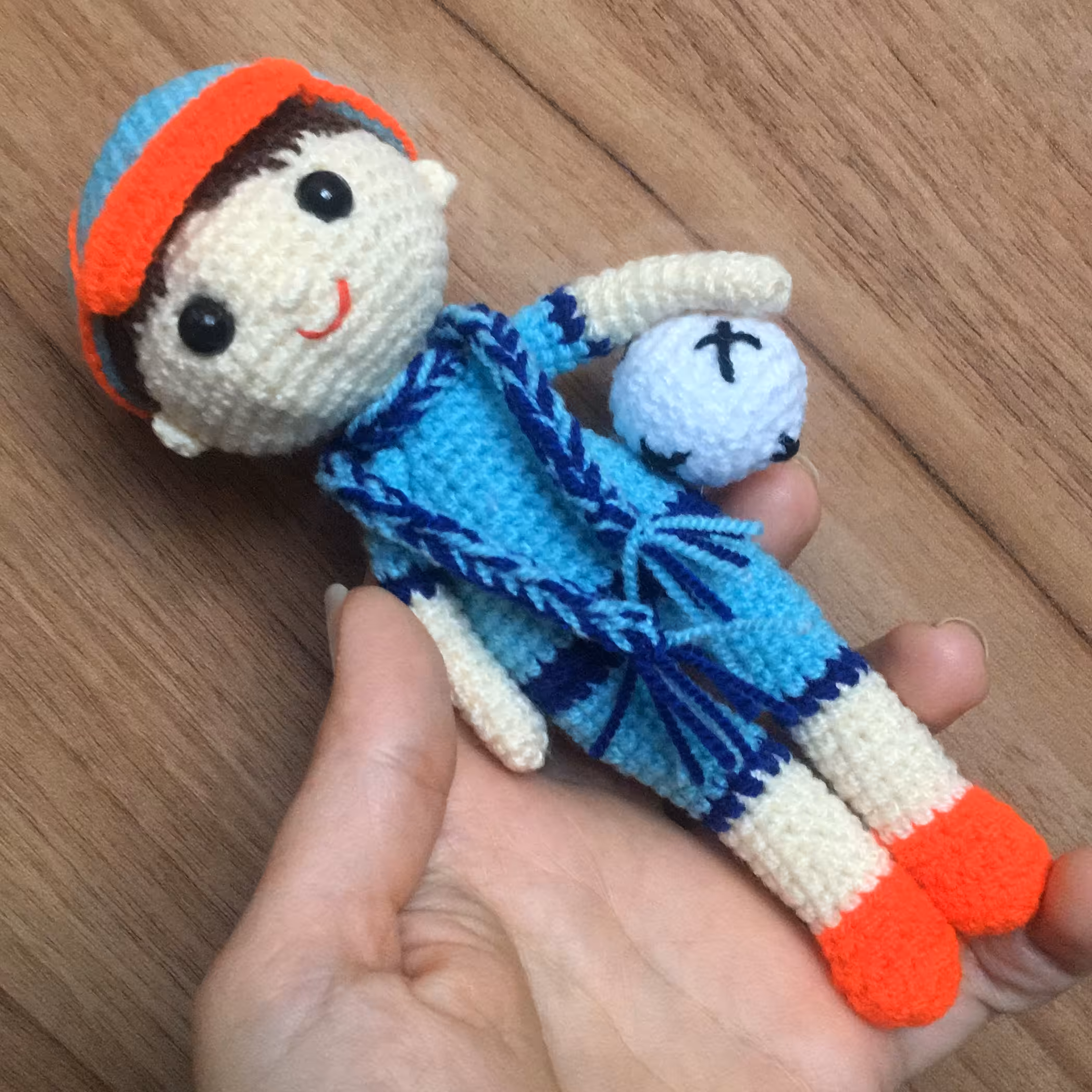 عروسک پسر فوتبالیست کوچک