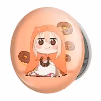 آینه جیبی خندالو طرح دوما اومارو انیمه اوماروچان Umaru Chan مدل تاشو کد 18506