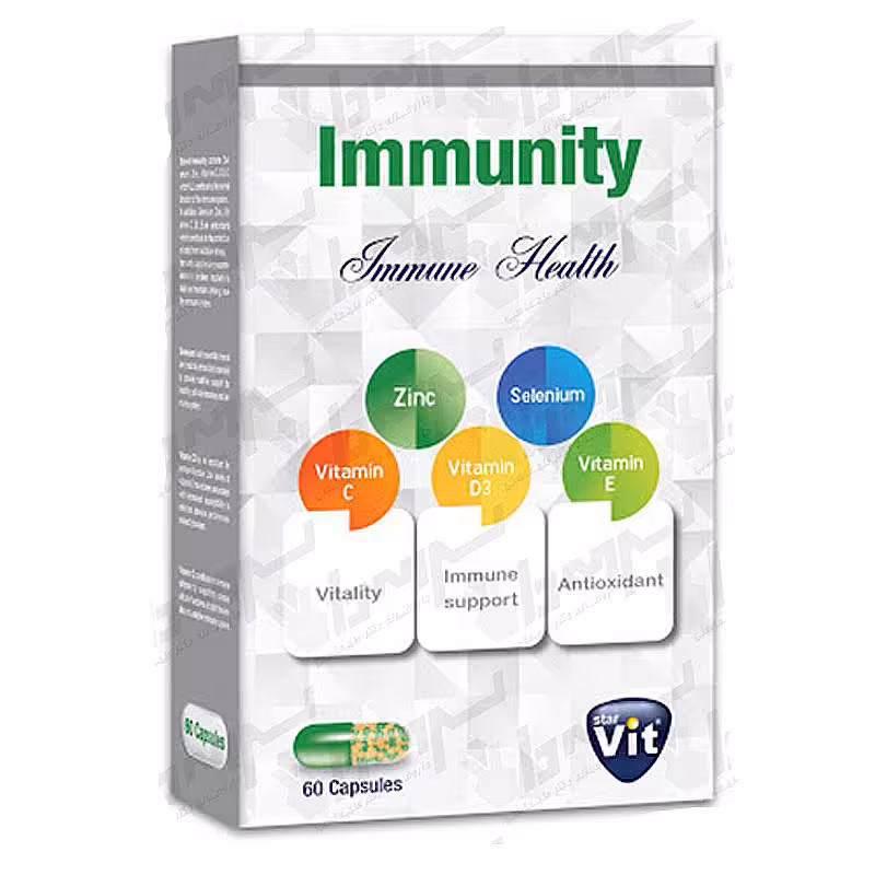 قیمت خرید اینترنتی کپسول ایمیونیتی استار ویت 60 عدد داروخانه آنلاین فارموکسین