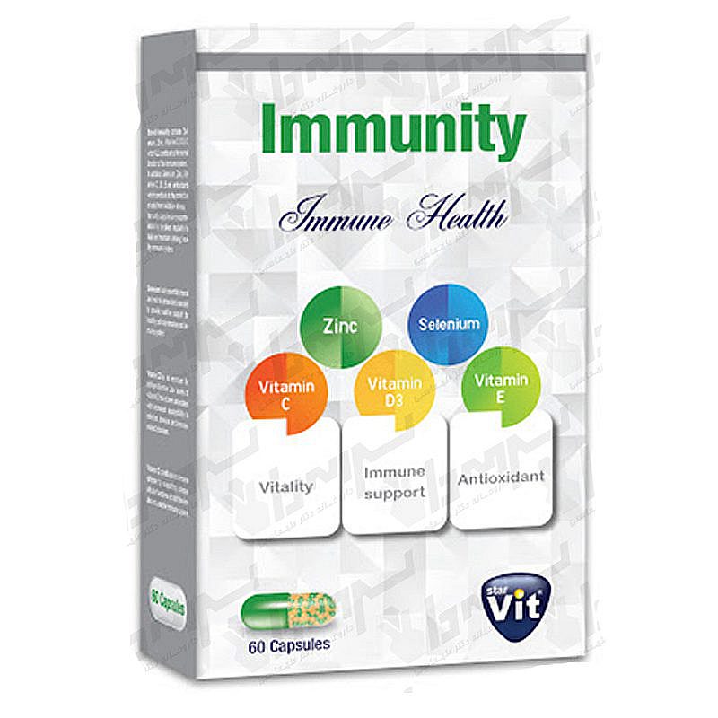 قیمت خرید اینترنتی کپسول ایمیونیتی استار ویت 60 عدد داروخانه آنلاین فارموکسین