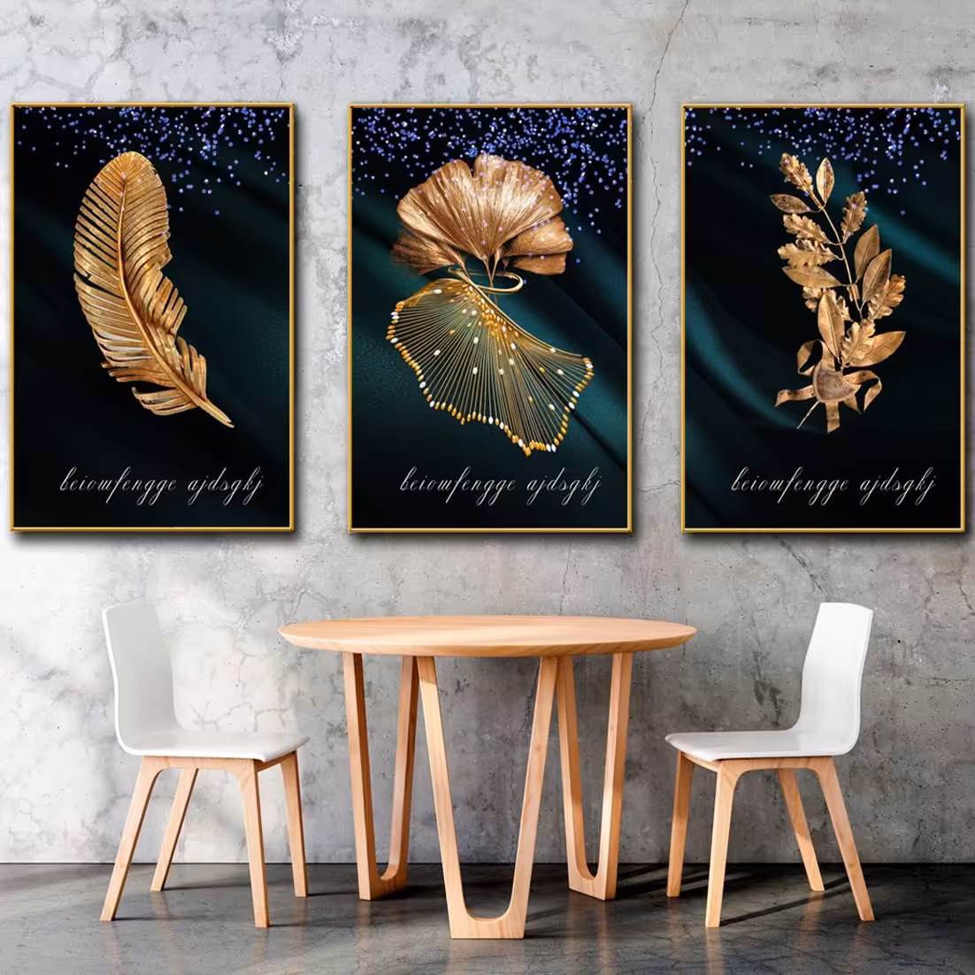 تابلو دکوراتیو 3 تکه کد 757