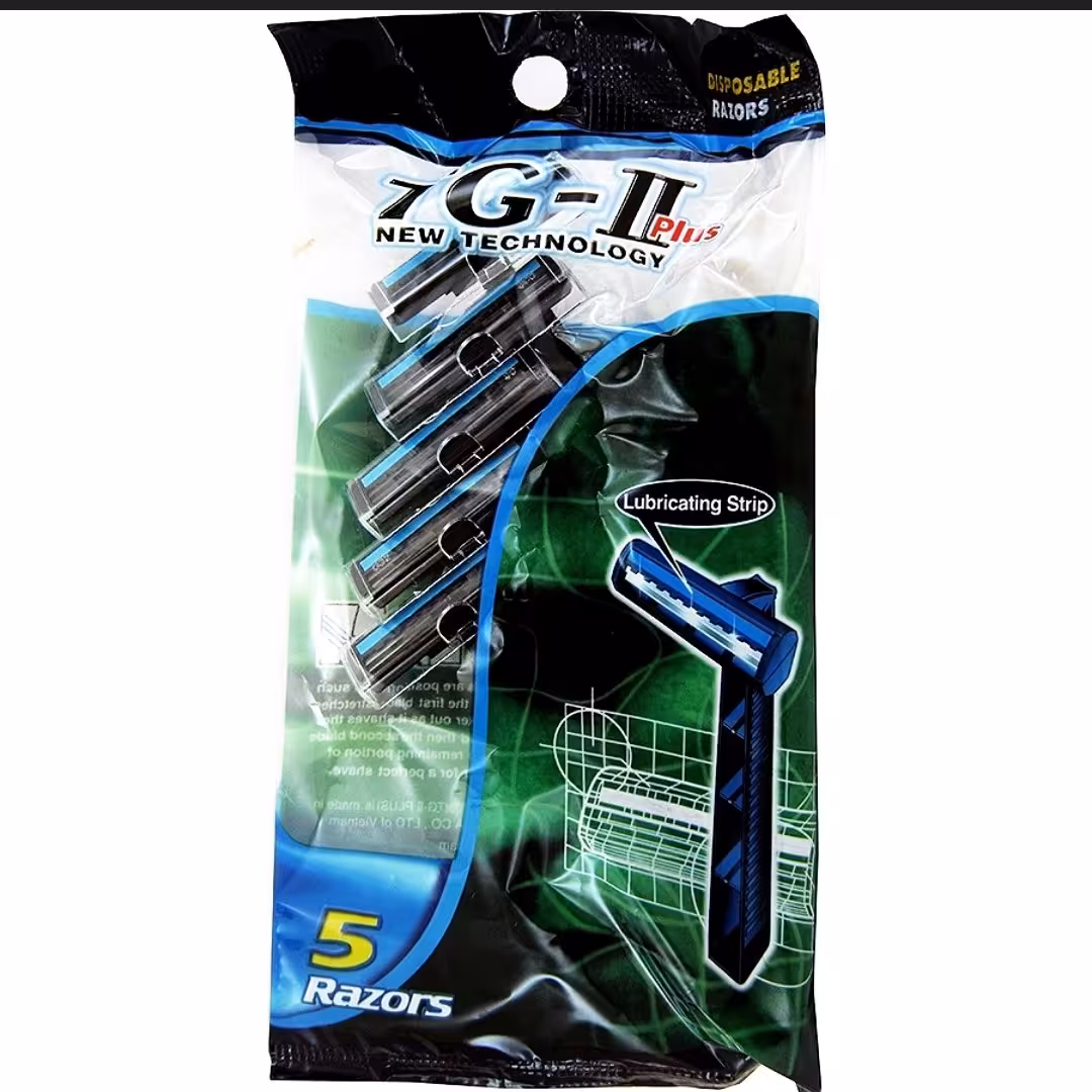 ژیلت 2لبه صابوندار 5عددی