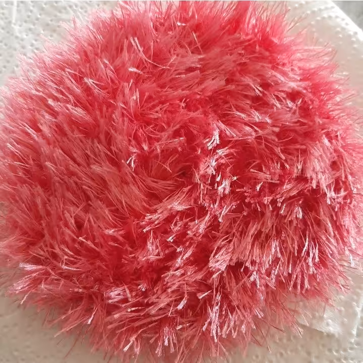 اسکاج رنگ صورتی درجه یک طول قطر 13 سانتی متر 5 گرم بسیار زیبا و خوش دست