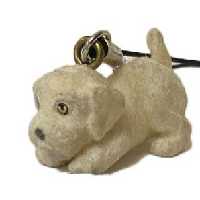 آویز موبایل مدل هاپو سفید