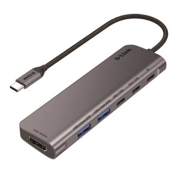 قیمت و خرید هاب USB-C شش پورت دی لینک مدل DUB-C106 | یاس ارتباط