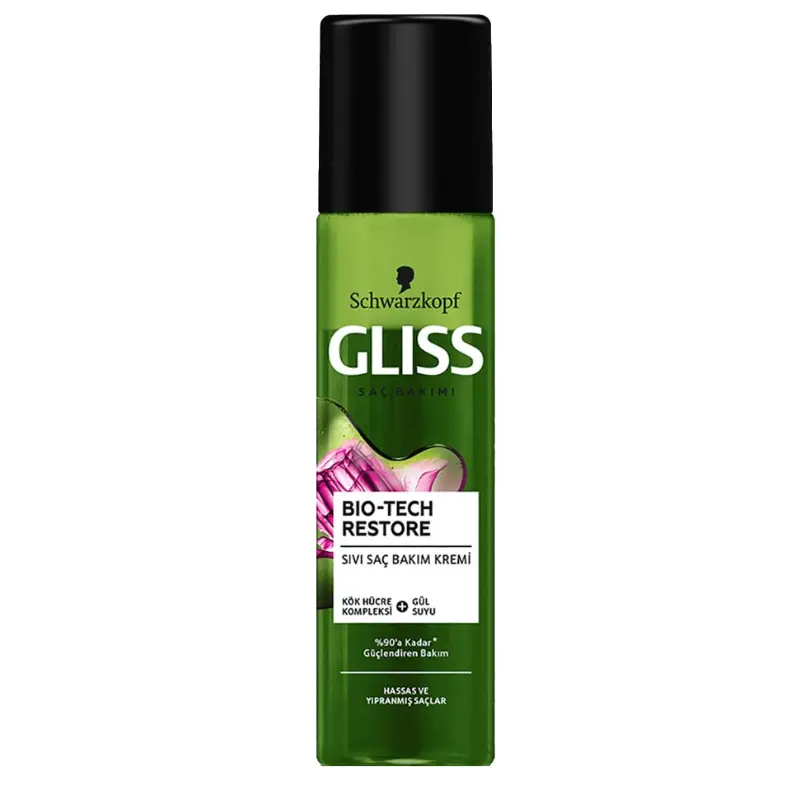 اسپری دوفاز موی Gliss مدل bio-tech restore
