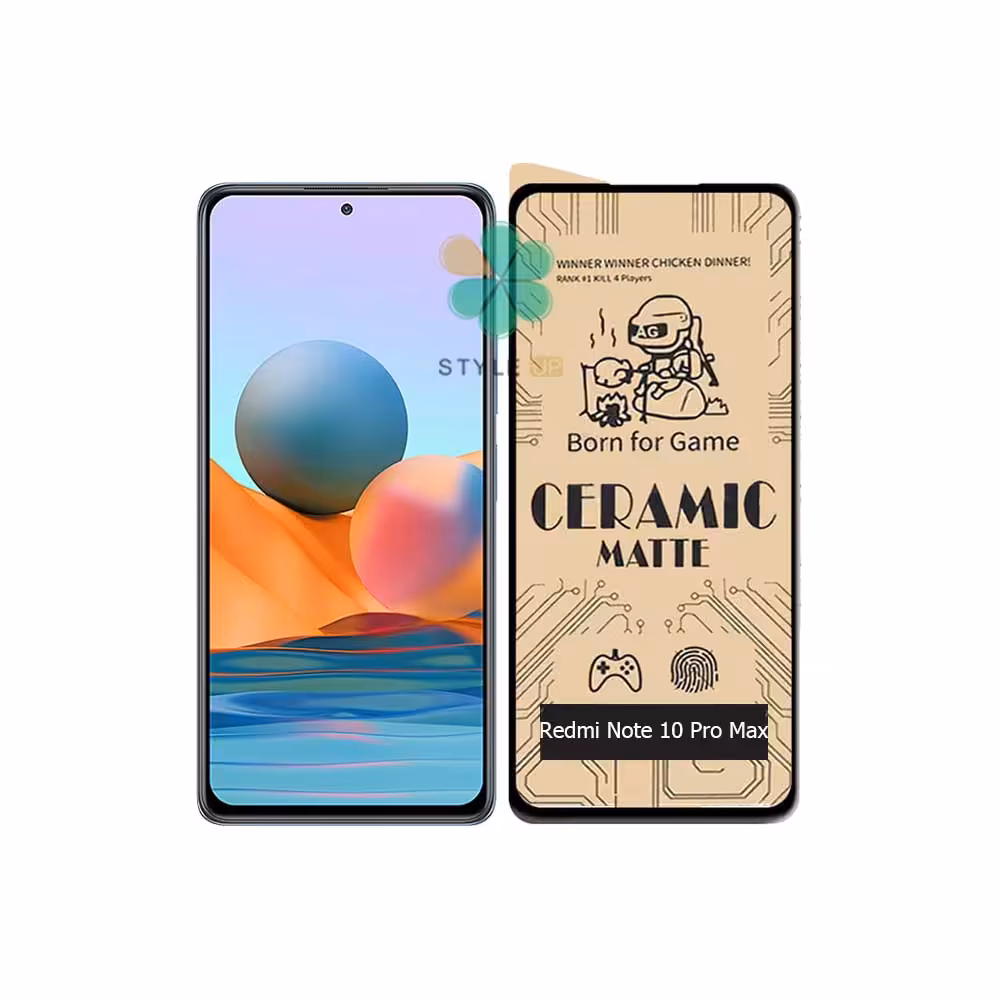 گلس سرامیکی مات گوشی شیائومی Xiaomi Redmi Note 10 Pro Max