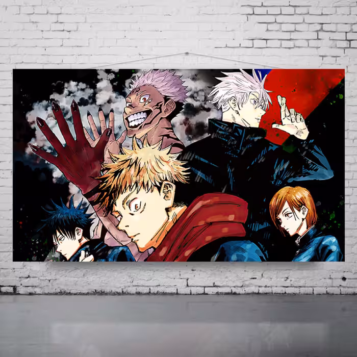 پوستر سایز  A3 انیمه جوجوتسو کایسن