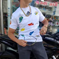 تیشرت چاپی آدیداس طرح کتونی لگو 