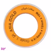 نوار تفلون آسیا گلد مدل L بسته 12 عددی