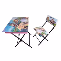 میز تحریر باکسدار با صندلی میزیمو طرح سوفیا کد 1.1