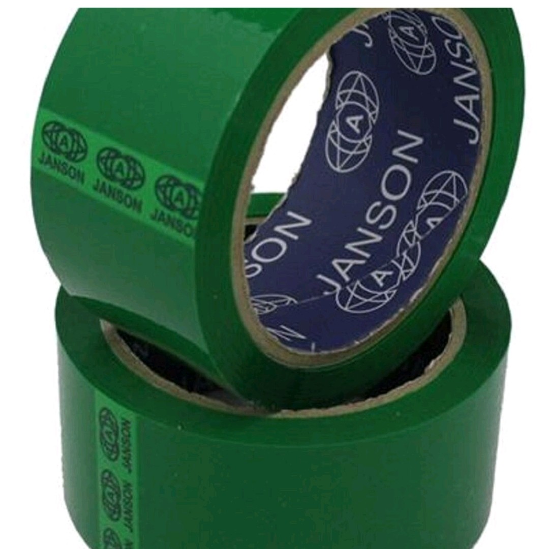 چسب 5سانت جانسون سبز90یارد