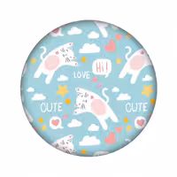 آینه جیبی مدل گربه کد 381