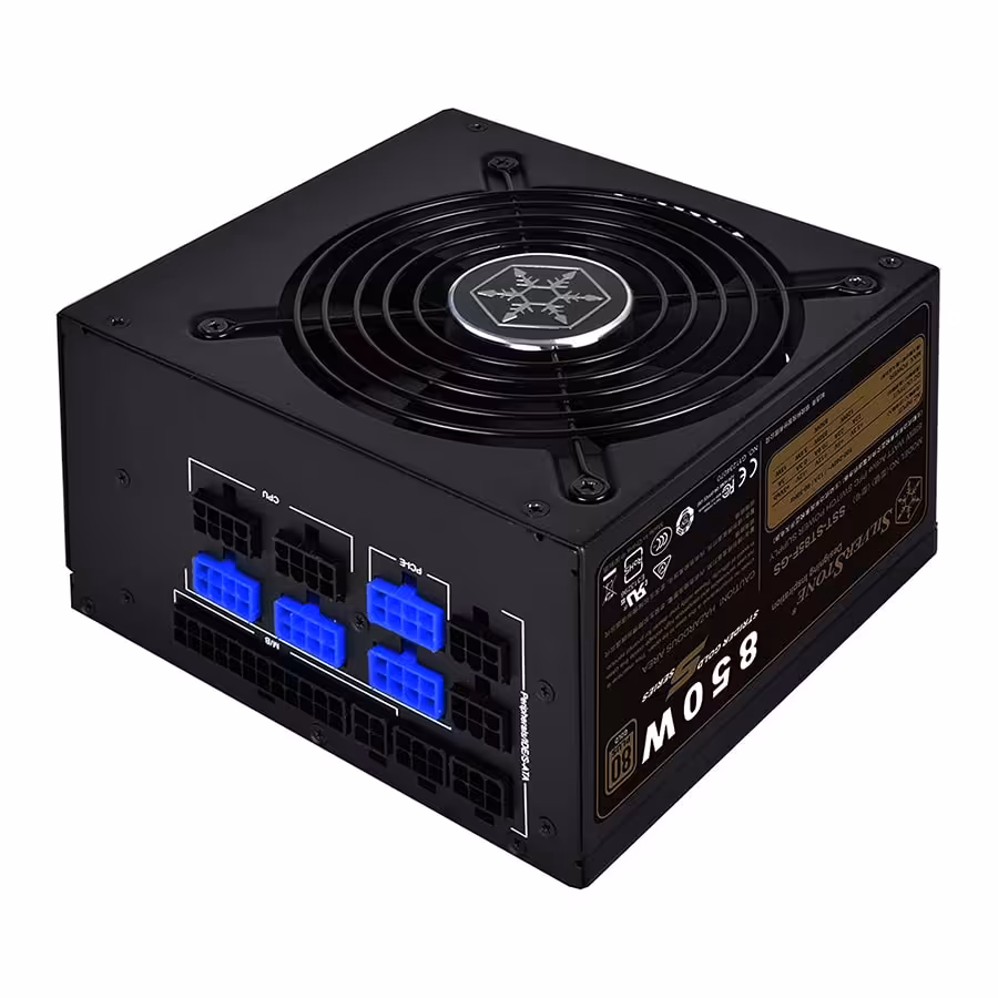 قیمت و خرید پاور کامپیوتر 850 وات تمام ماژولار سیلوراستون مدل SST-ST85F-GS-V2 | یاس ارتباط