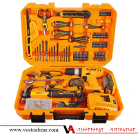ست 165 پارچه دریل شارژی اینکو مدل HKTHP11651