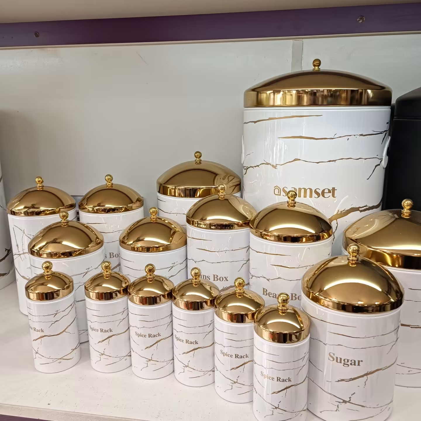 سرویس آشپزخانه 17 پارچه ماربل سام ستmSet (ارسال با باربری و پس کرایه)