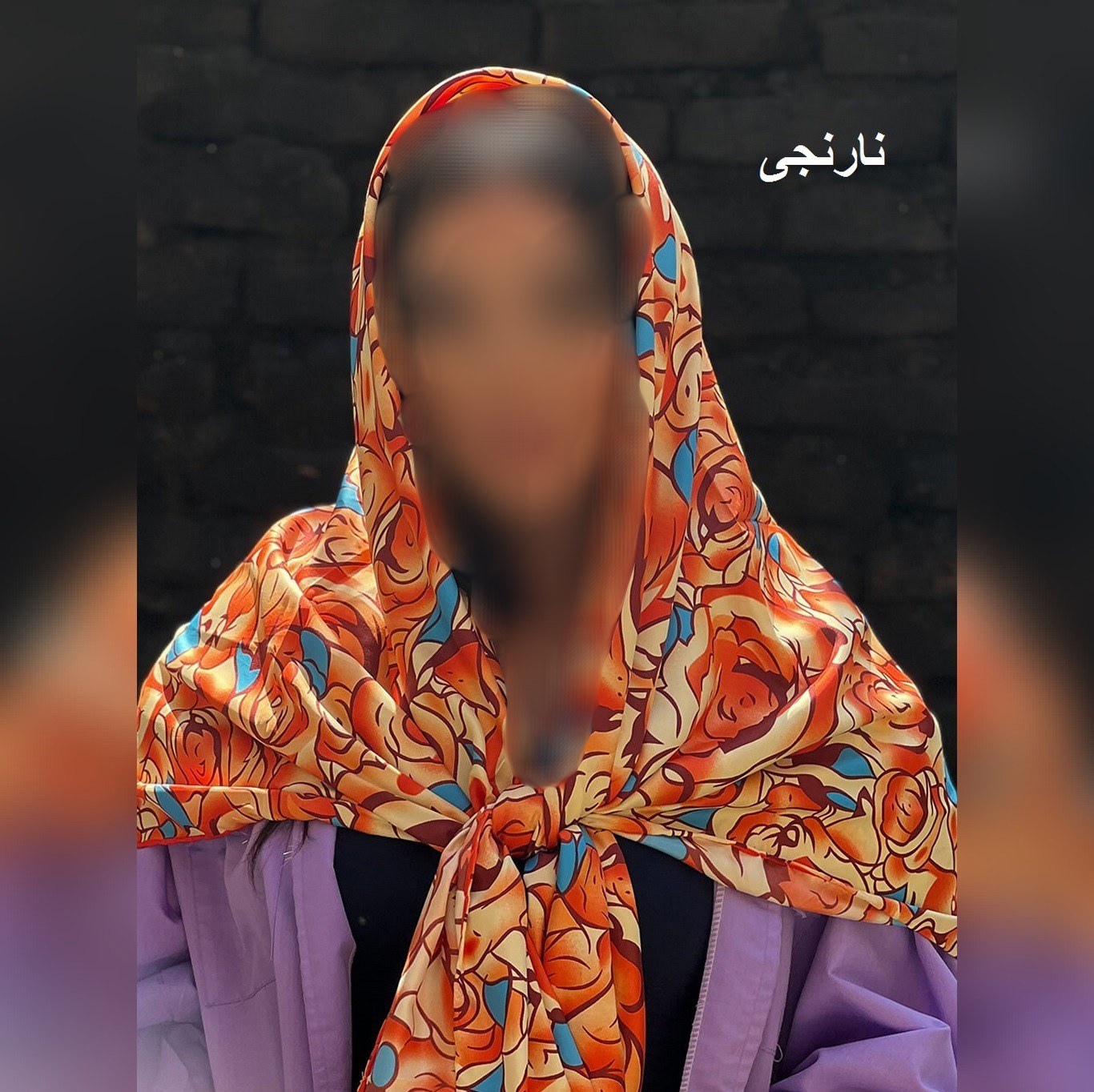 روسری خاص روسری شال روسری لاکچری روسری رنگی روسری عید روسری نخی روسری قشنگ 