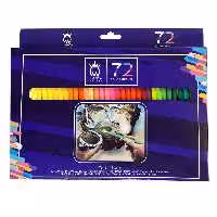 مداد رنگی 72 رنگ مقوایی MQ