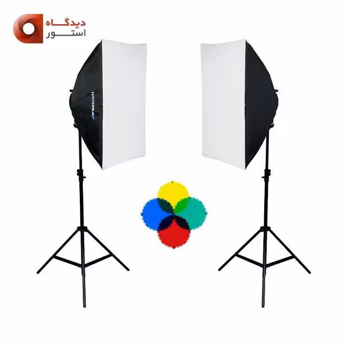کیت نور ثابت وسکات Westcott Solix led light Compact Kit