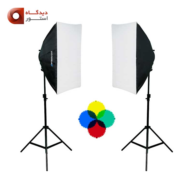 کیت نور ثابت وسکات Westcott Solix led light Compact Kit
