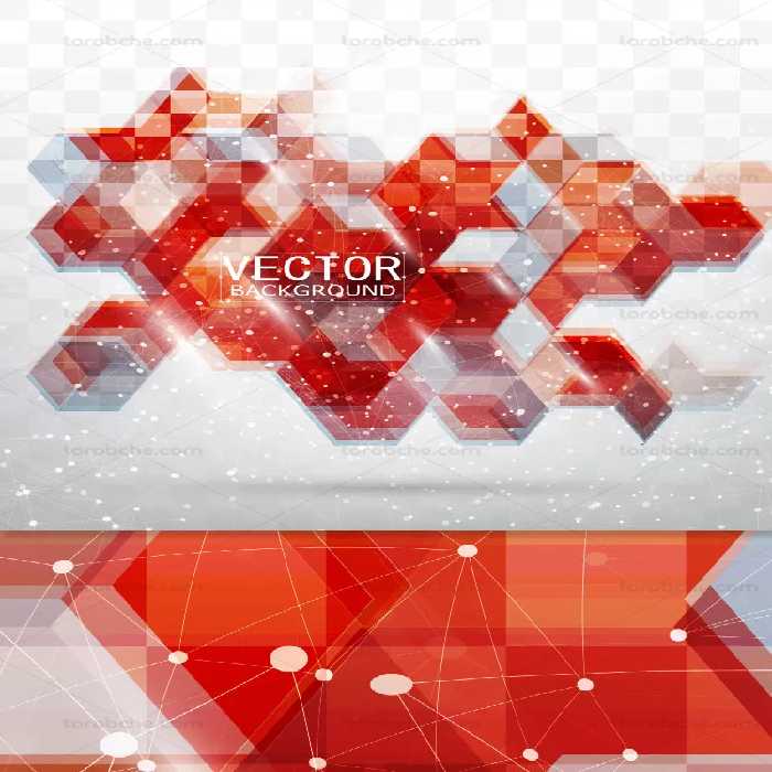 وکتور بکگراند انتزاعی قرمز با کیفیت بالا | گرافیک با طعم تربچه