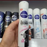 اسپری بدن زنانه نیوآ مدل BLACK and WHITE INVISIBLE Clearحجم 150 میلی لیتر