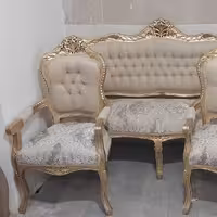 مبل سلطنتی  9نفره چوب راش یا گردو( هزینه ارسال با مشتری) (پس کرایه)