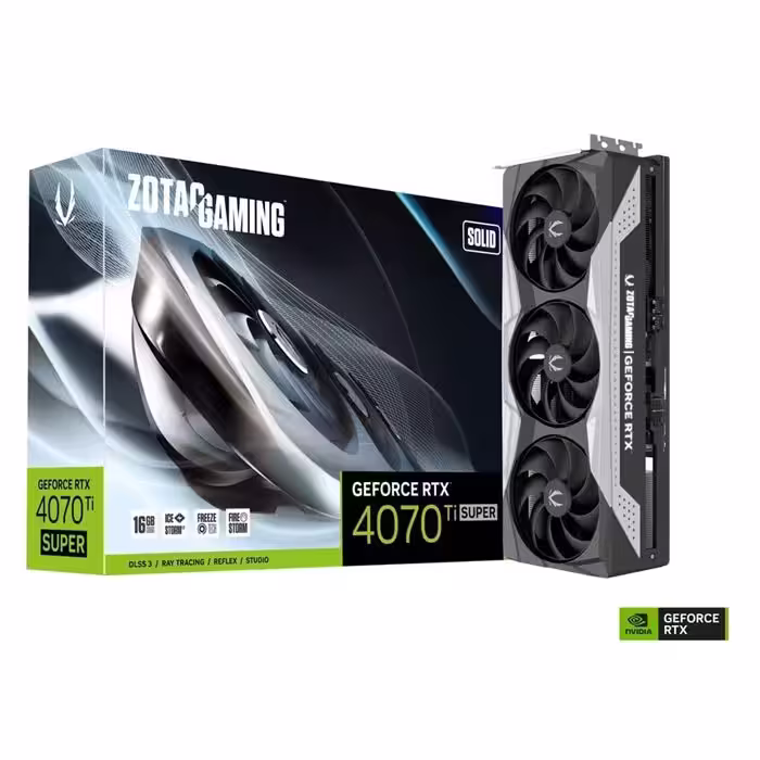کارت گرافیک زوتک GAMING GeForce RTX 4070 Ti SUPER SOLID 16GB