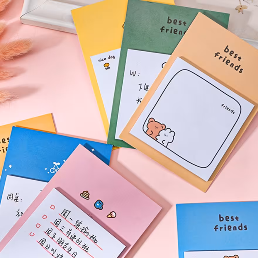 استیک نوت فانتزی مربعی طرح تدی 