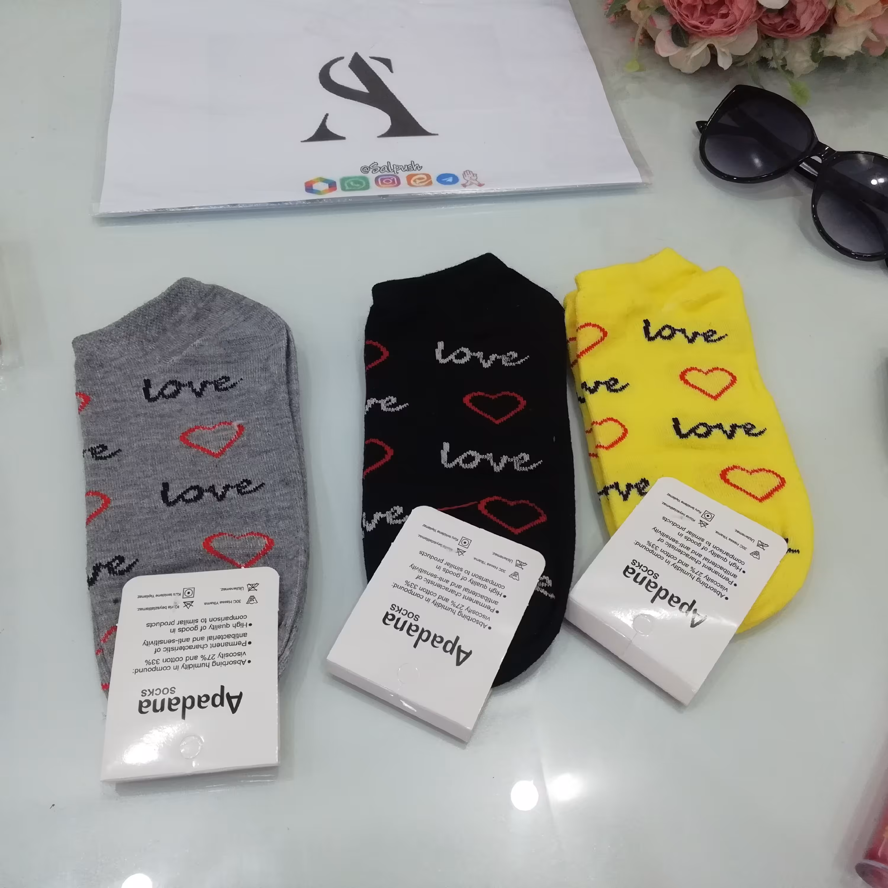 پک 4تایی جوراب زنانه و دخترانه 