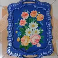 سینی گل ومرغی