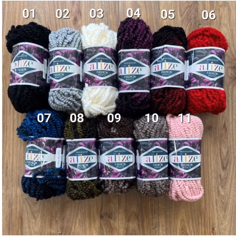 
کاموا الیزه فشیون ترک بوکله ی پیچی 100 گرم35 متر70 درصد اکرولیک25 درصد پشم
5 درصد پولیامیدباکیفیت عالی و بافتی جذاب  

