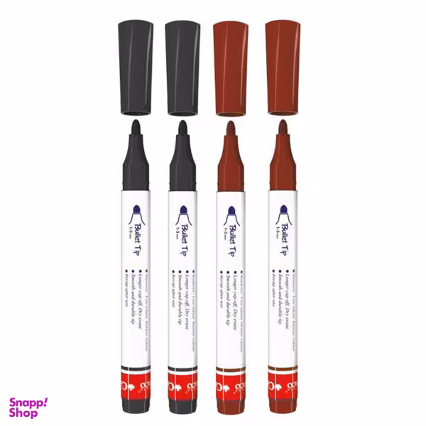 ماژیک وایت برد گرد کنکو مدل اپتیما بسته 4 عددی