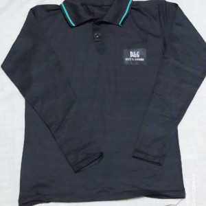 بلوزمشکی یقه دارپسرانه