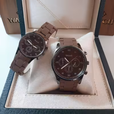 ساعت ست والار قهوه ای