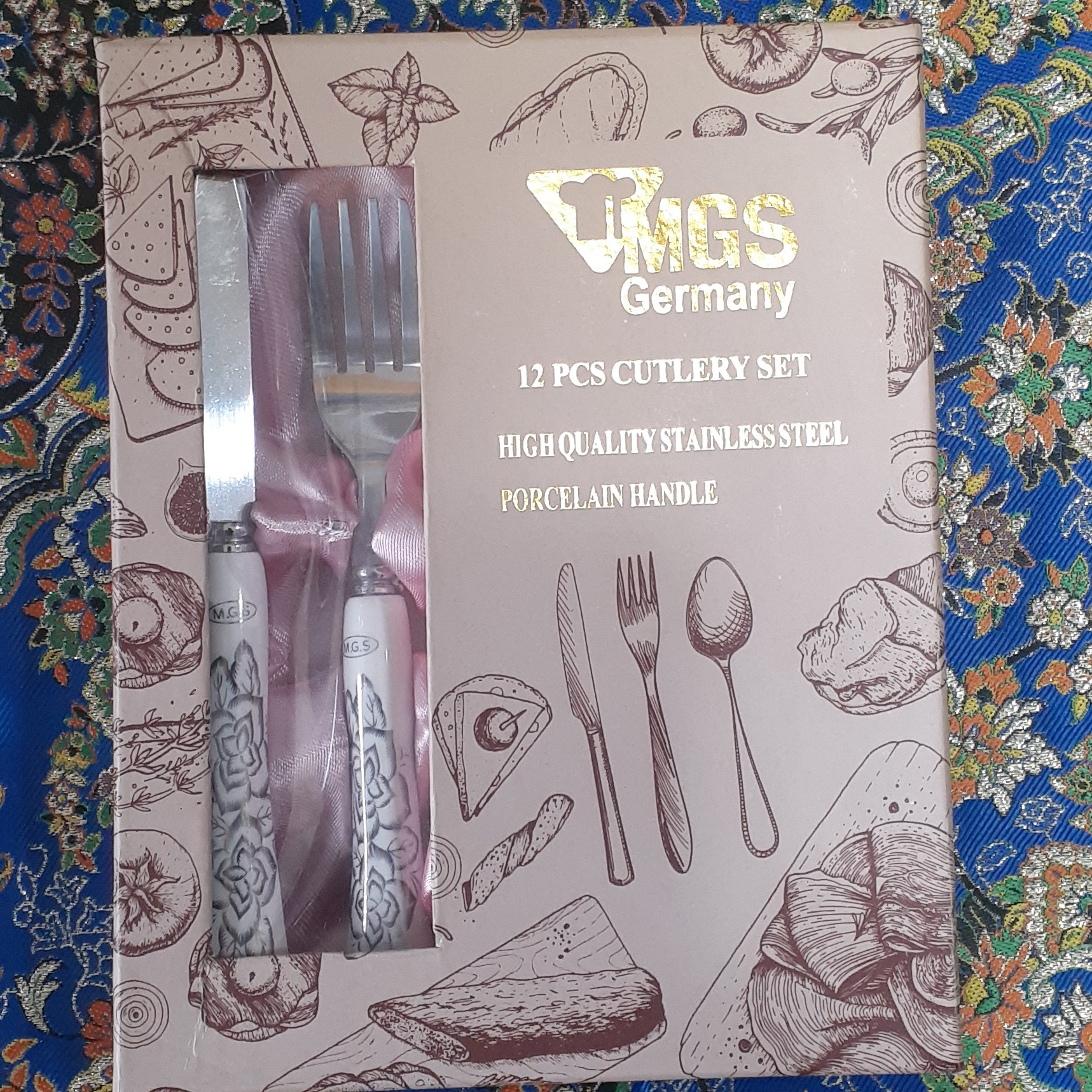 کارد وچنگال سرامیکی MGS 